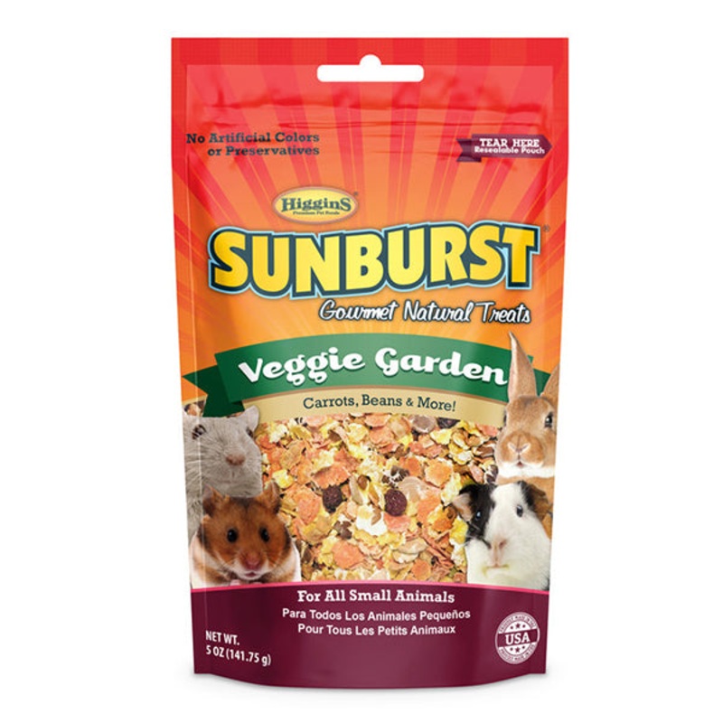Sunburst Veggie Garden Gourmet Small Animal Treats 5oz