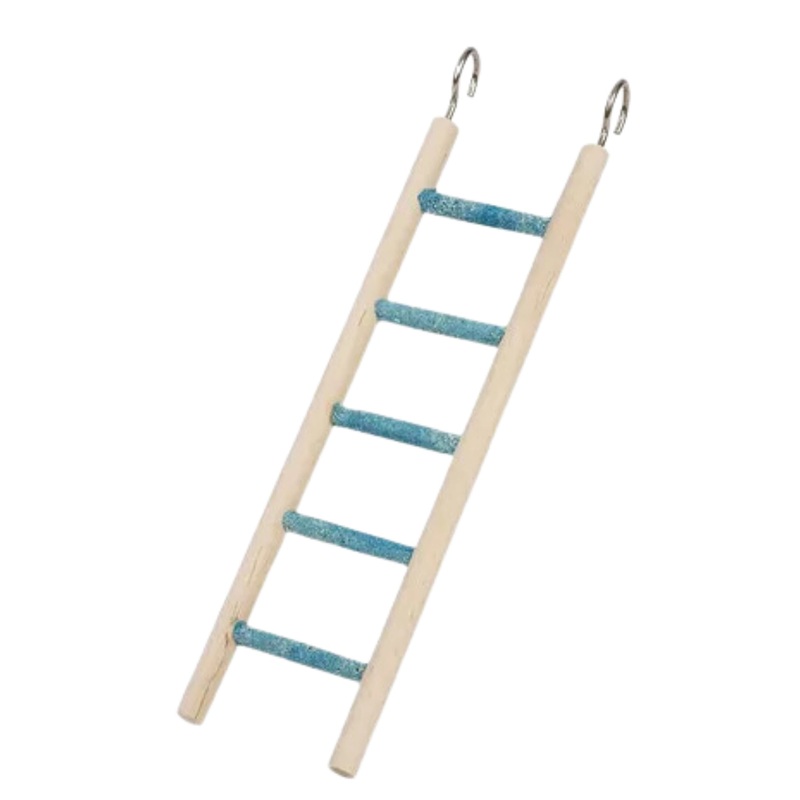 Five Step Cement Ladder Bird Toy  Durable Climbing & Chewing Fun