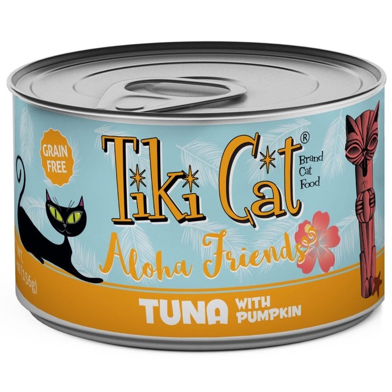 Aloha Friends Grain-Free Tuna with Pumpkin Canned Cat Food 3-oz, case of 12