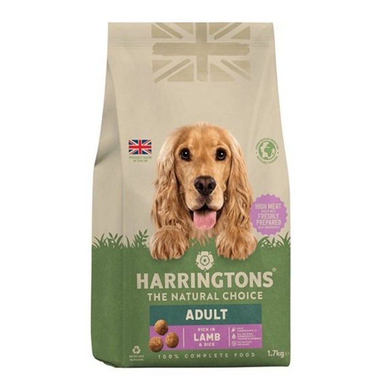 Harringtons Complete Lamb & Rice Adult Dry Dog Food – 1.7kg