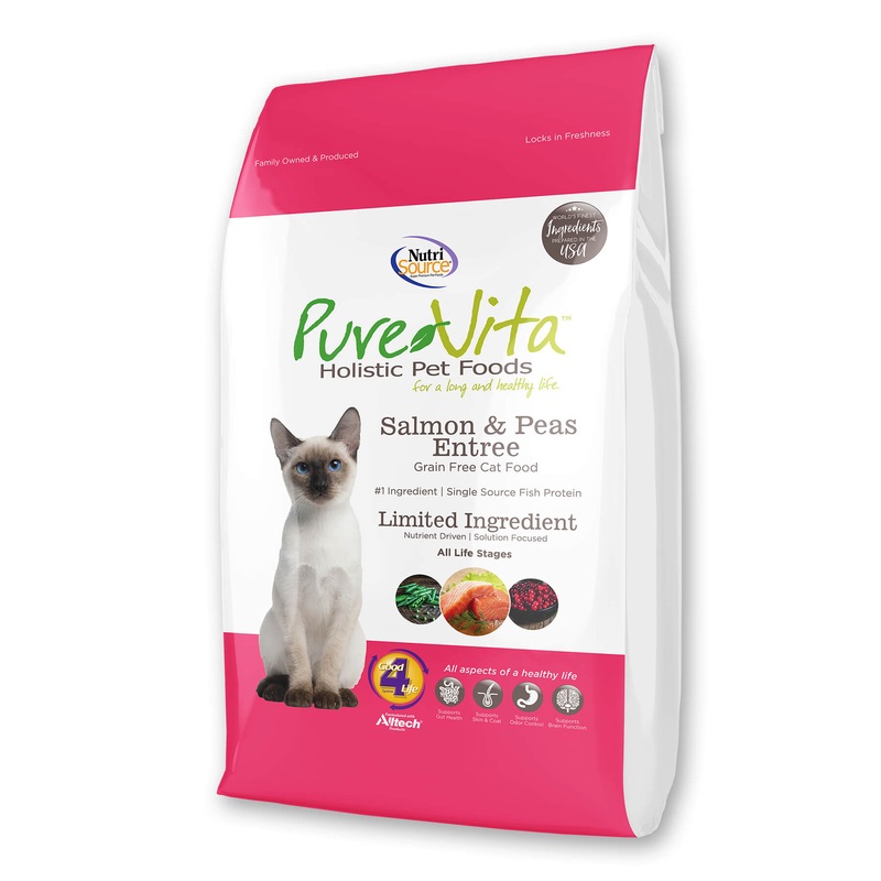 Pure Vita Salmon & Peas Cat Food 15