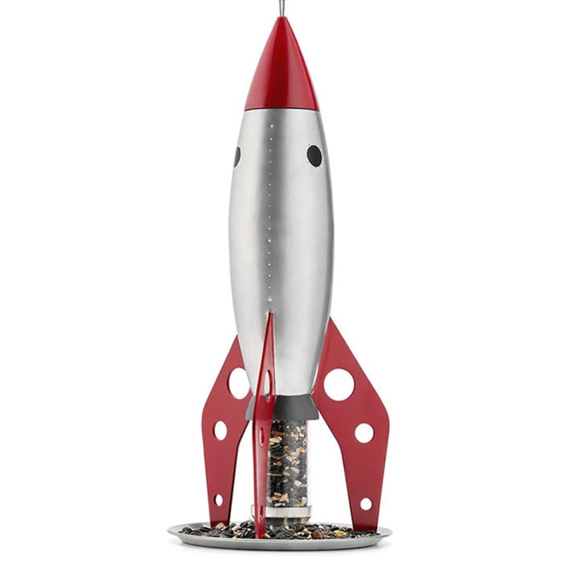Rocketship Bird Feeder