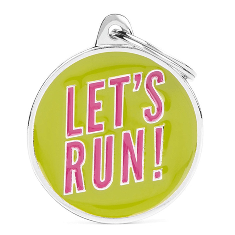 ID Tags- Big Circle “Let’s Run!”