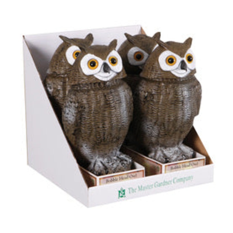 Master Gardner Bobble Head Owl Single