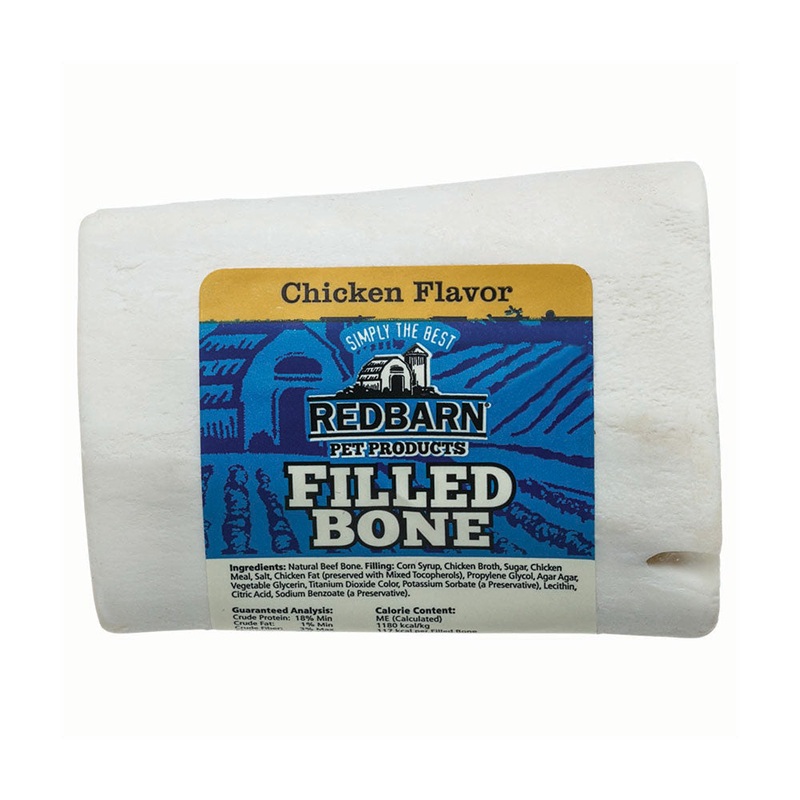 Redbarn Chicken Filled Bone Chewy Dog Treats Small