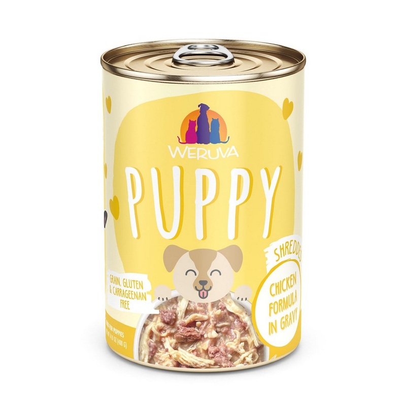 Weruva Puppy Chicken Formula in Gravy Wet Dog Food 14oz