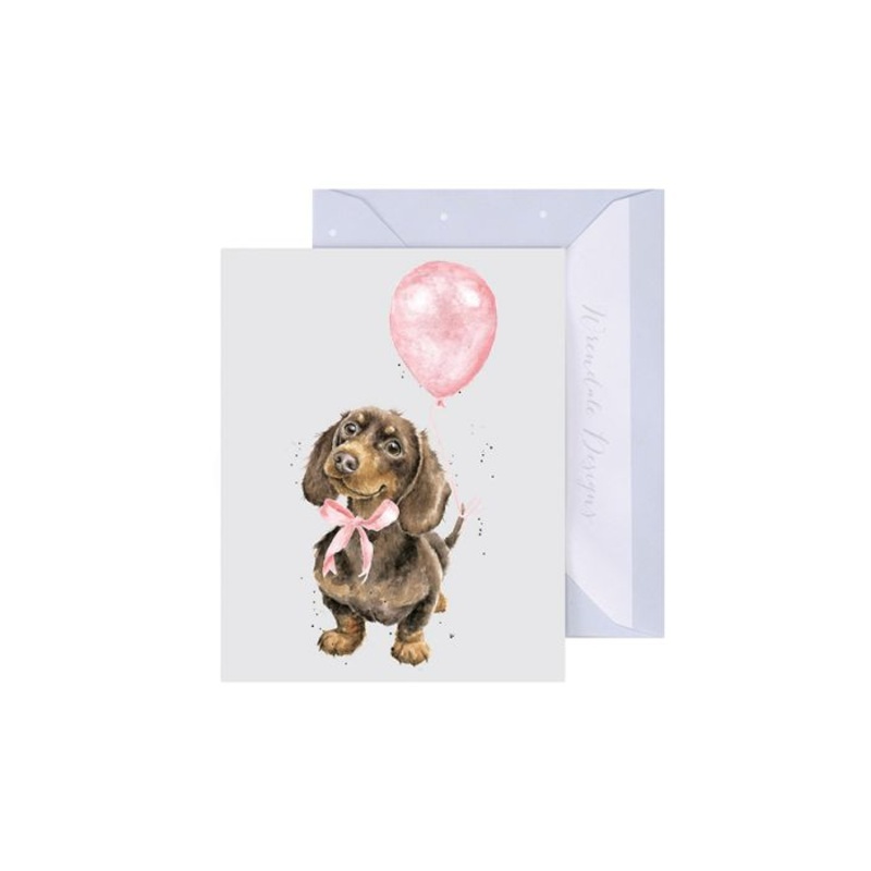 ‘GIRL SAUSAGE’ DACHSHUND ENCLOSURE CARD