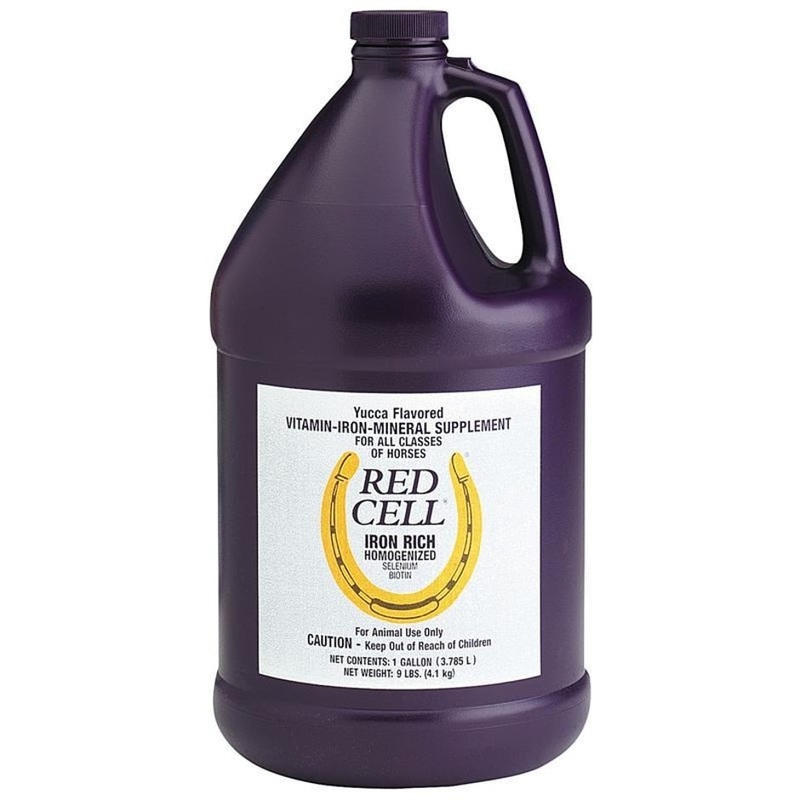 Horse Health Products Red Cell Liquid Iron Supplement For Horses 1 QUART Yucca