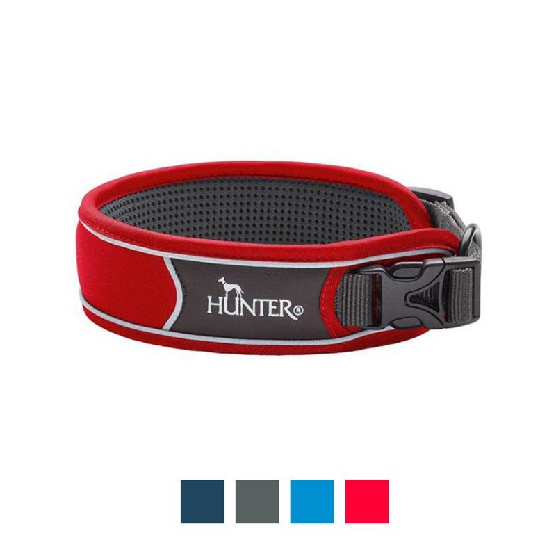 Hunter Divo Dog Collar  – Red X-Large