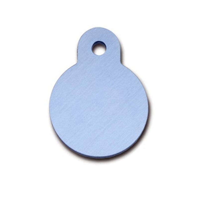 ID Tag Circle Small  – LIGHTBLUE