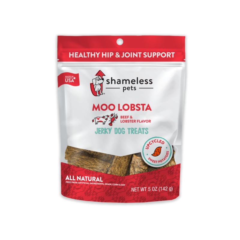 Shameless Pets Moo Lobsta Jerky Bites