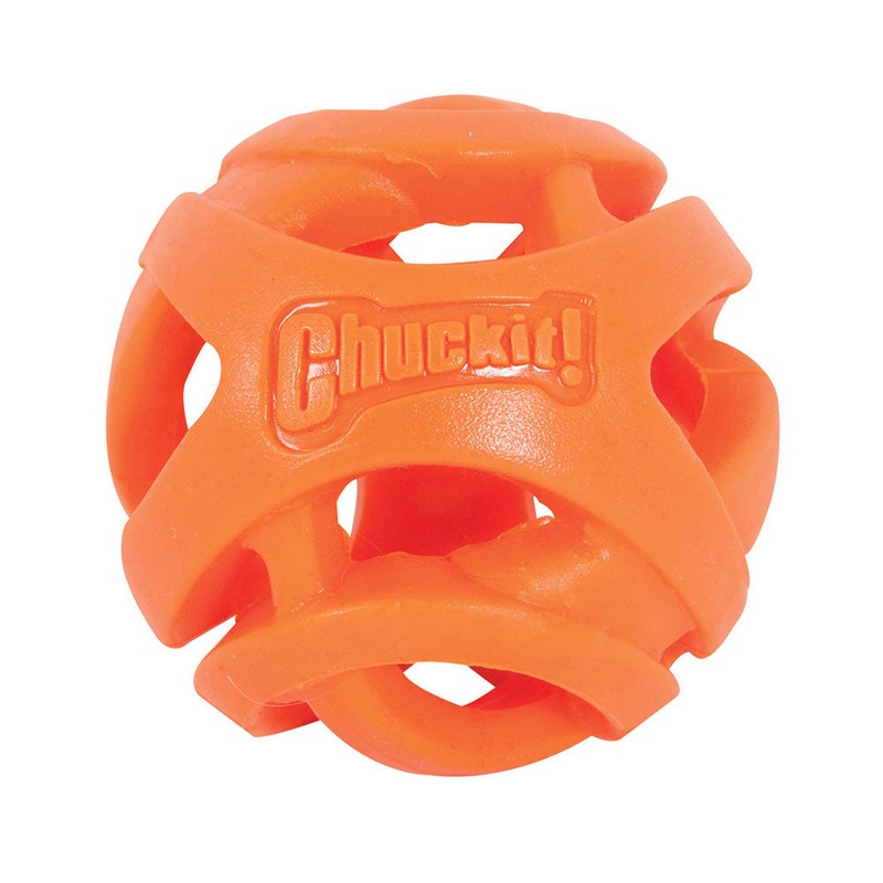 Chuckit! Breathe Right Fetch Ball Dog Toys Orange Color 2 Pack Medium
