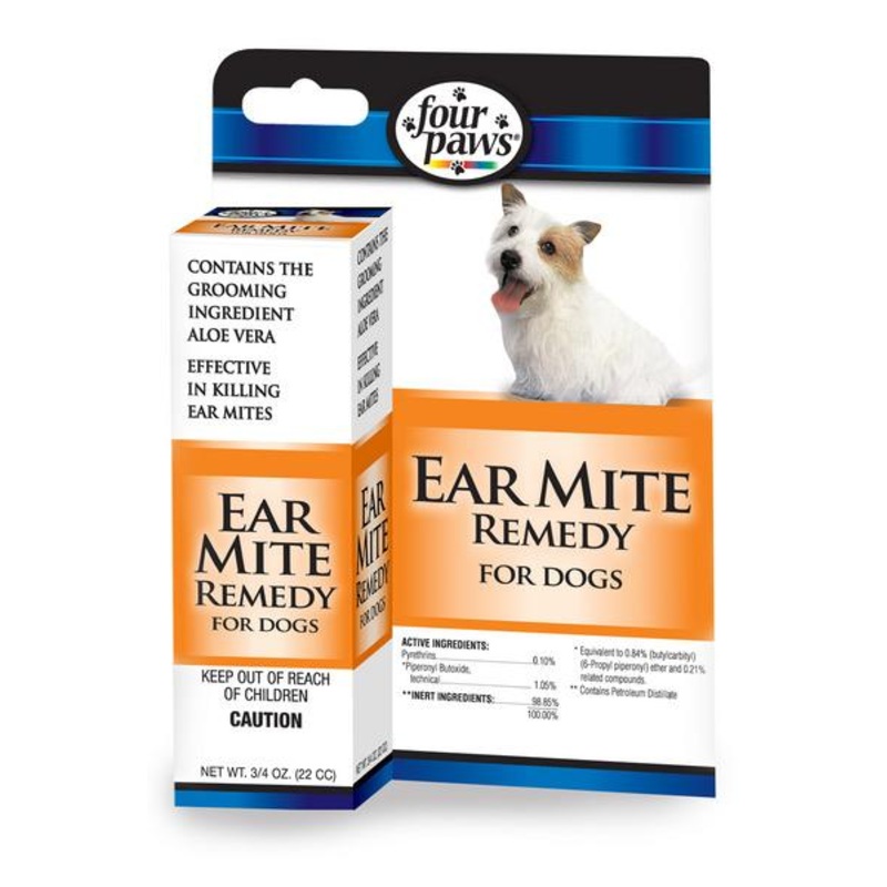 Four Paws Ear Mite Remedy for Dogs