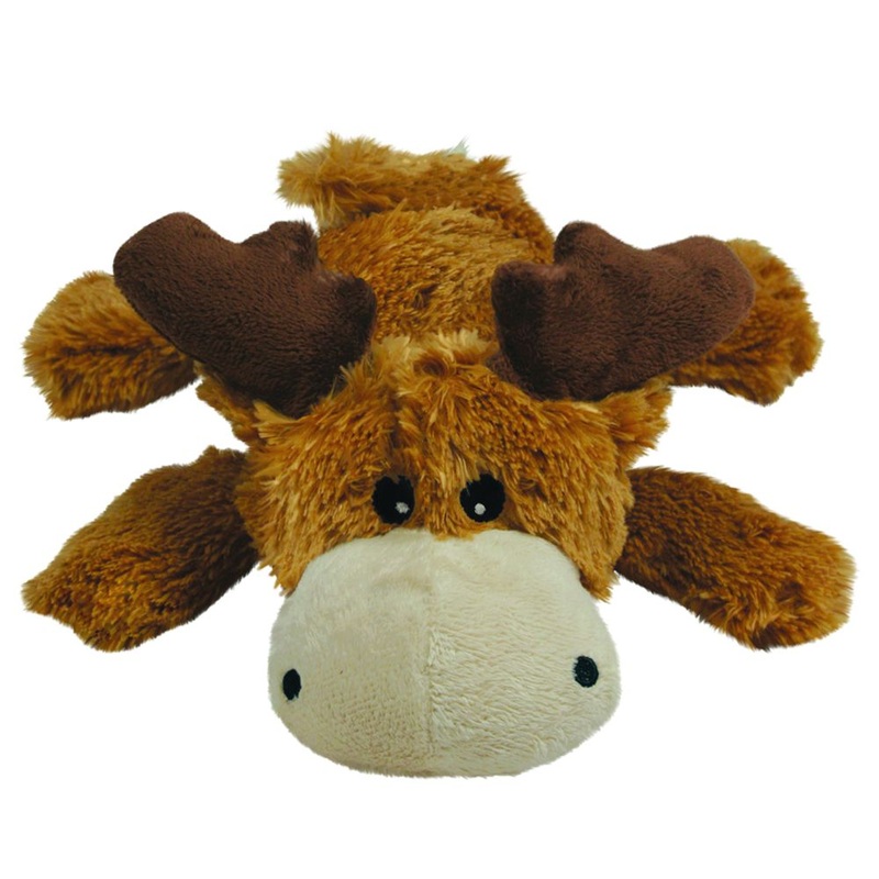 Kong Cozie Marvin Moose Dog Toys Brown Medium
