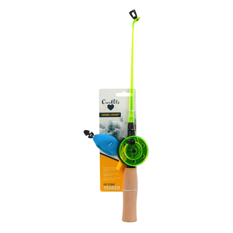 Our Pets Fishing Rod Cat Toy Fish