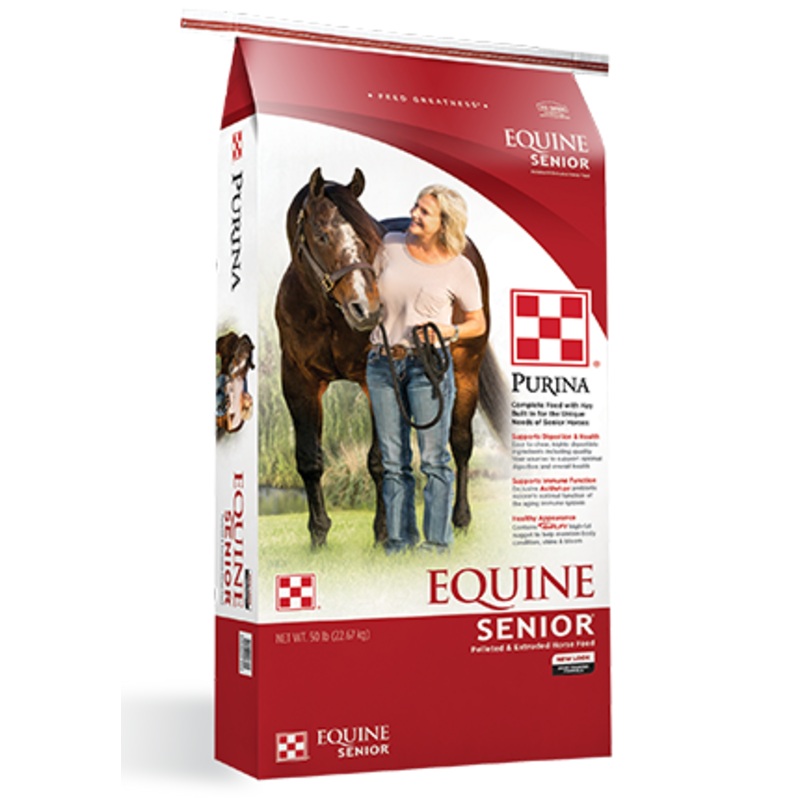 Purina Equine Senior Horse Feed 50 Lbs