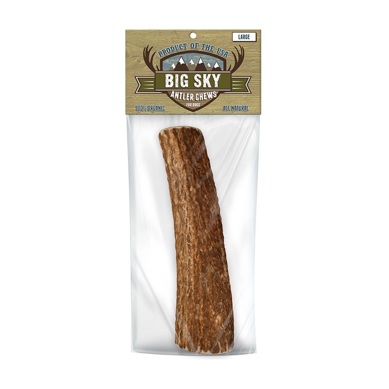 Big Sky Antler Chews Dog Treats Large