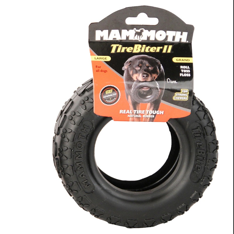 Mammoth TireBiterII Large Dog Toys 6 Inch