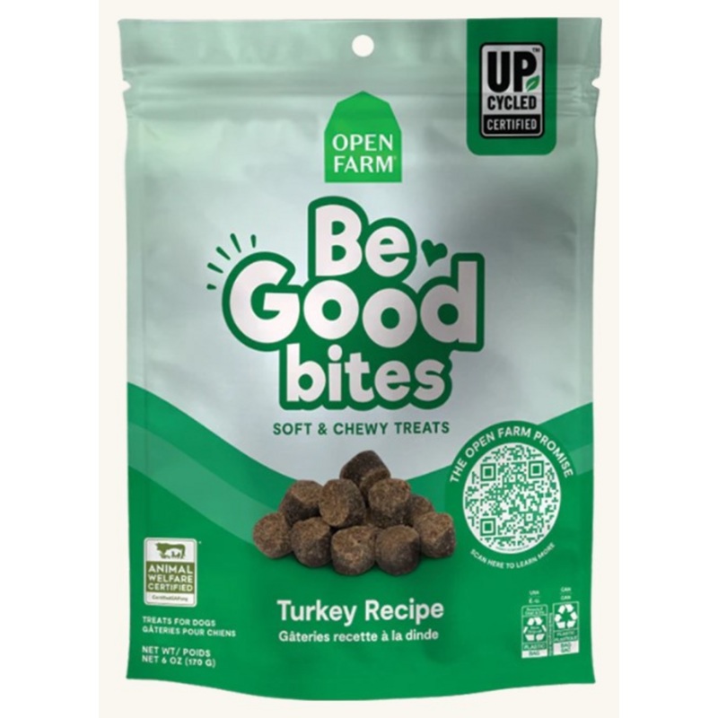 Open Farm Be Good Bites Turkey Recipe Soft & Chewy Treats