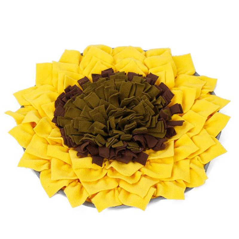 Sunflower Snuffle Mat Slow Feeding Dog Toy 1.18” H x 18.90” L x 18.90” W