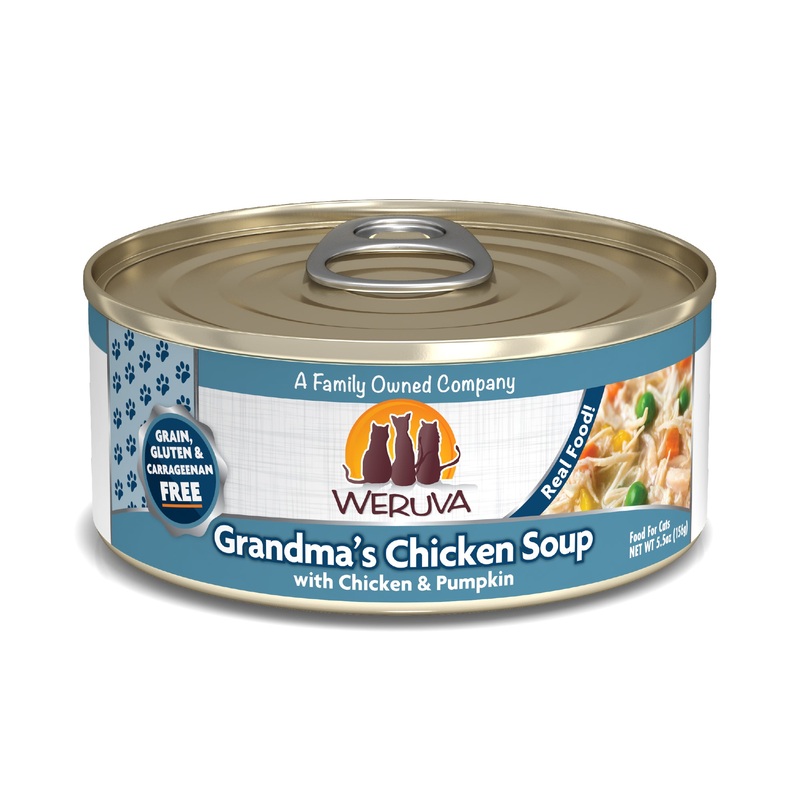 Weruva Classics 5.5oz Canned Cat food Grandma’s Chicken Soup