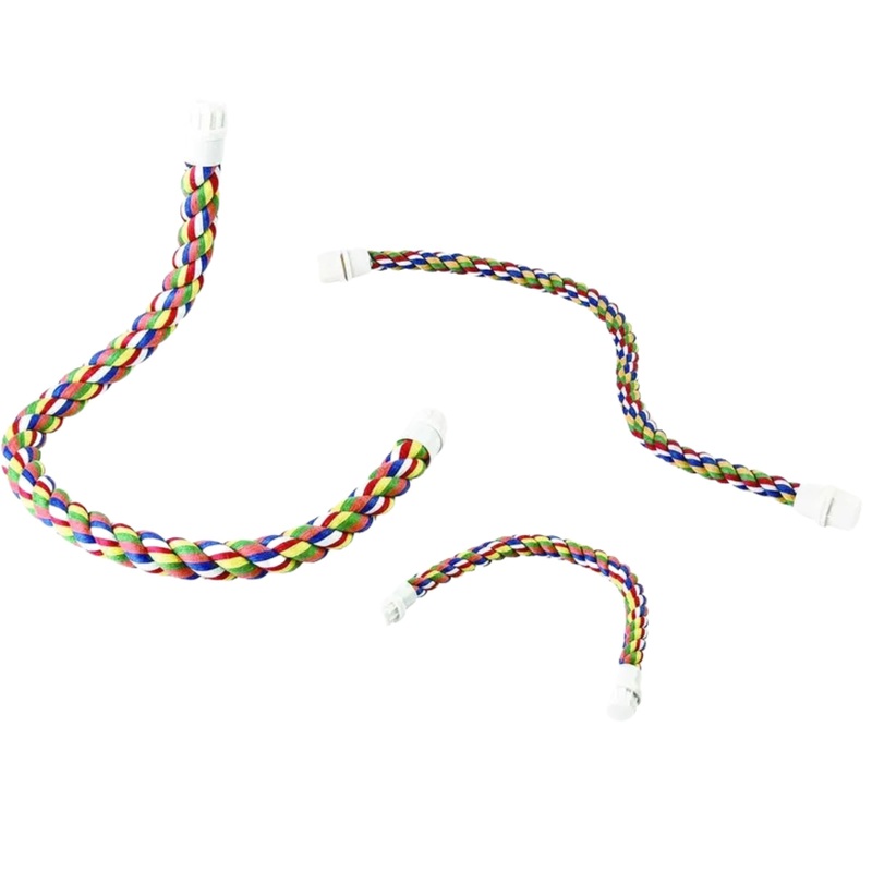 Bendable Rope for Birds  Flexible, Durable Perch and Toy for Active Play