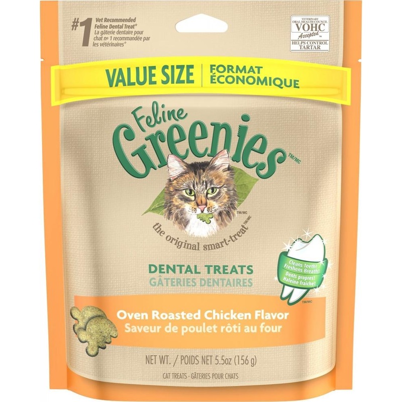 Greenies Feline Dental Oven Roasted Chicken Flavor Cat Treats