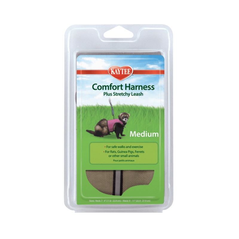Kaytee Comfort Harness & Stretchy Leash