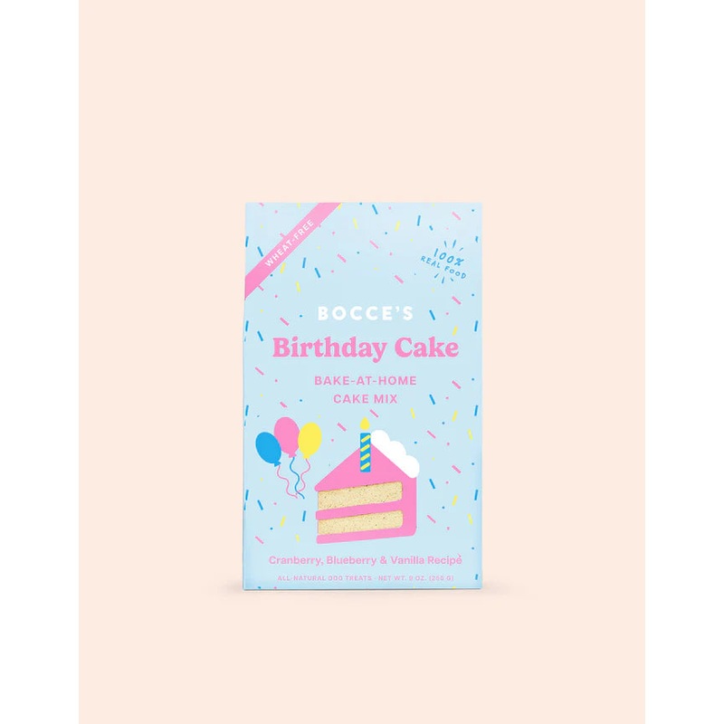 Bocce’s Bakery Birthday Cake Mix Dog Treats 9 oz