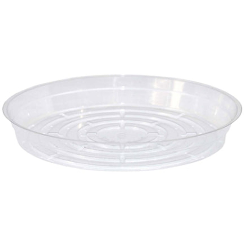 CLEAR VINYL  SAUCER  8 INCH