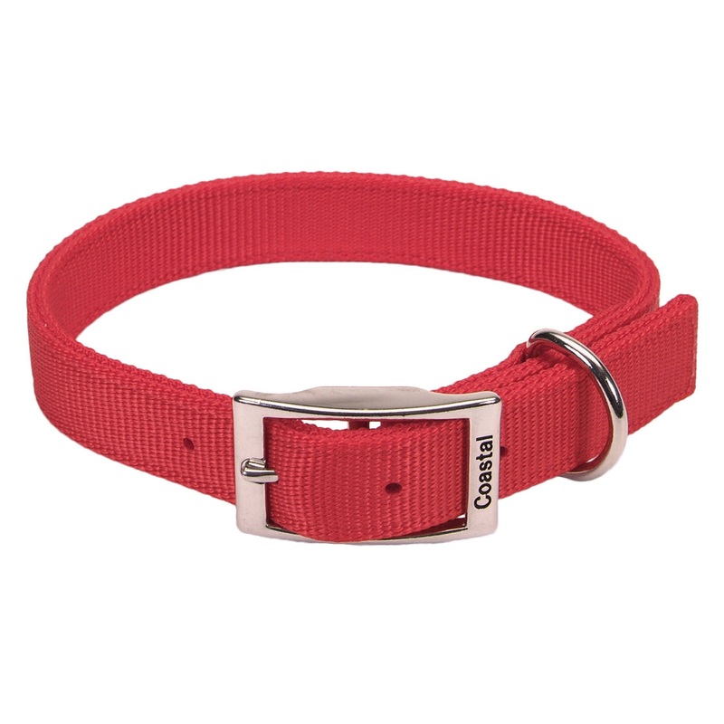 Coastal Double Nylon Collar 26″ Red 26″ Red