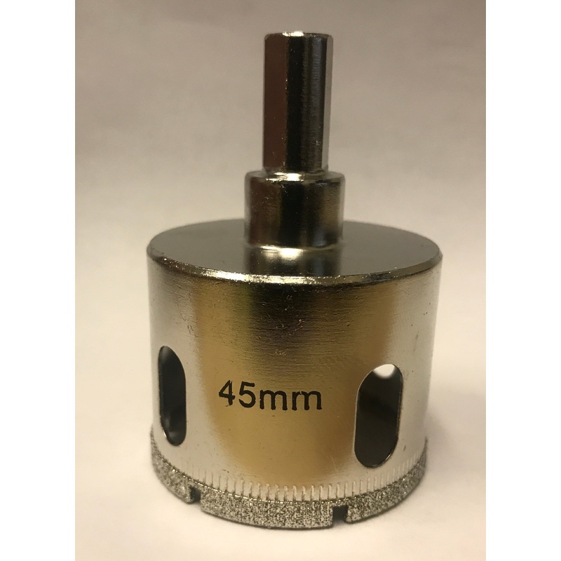 Diamond Coated Glass Drill Bits 32mm (1-1/4 inch) Diamond Coated Glass Drill Bit