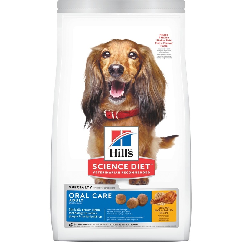 Hill’s Science Diet Adult Oral Care dog food 4 lb