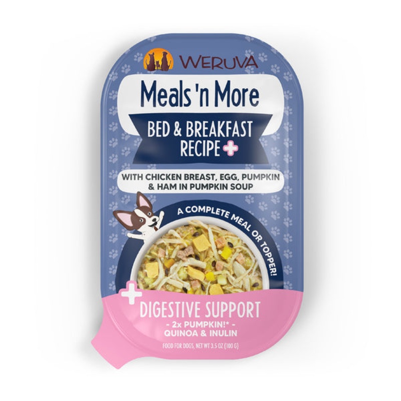 Weruva Meals ‘n More Bed and Breakfast Recipe Plus Dog Food 3.5 oz