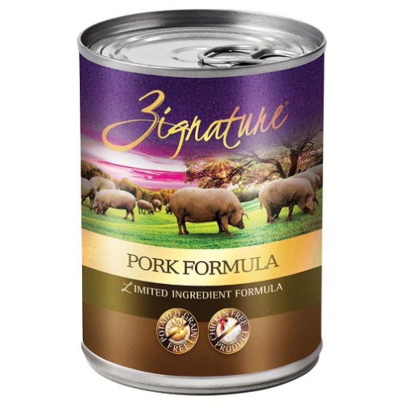 Zignature Limited Ingredient Diet Grain Free Pork Recipe Canned Dog Food