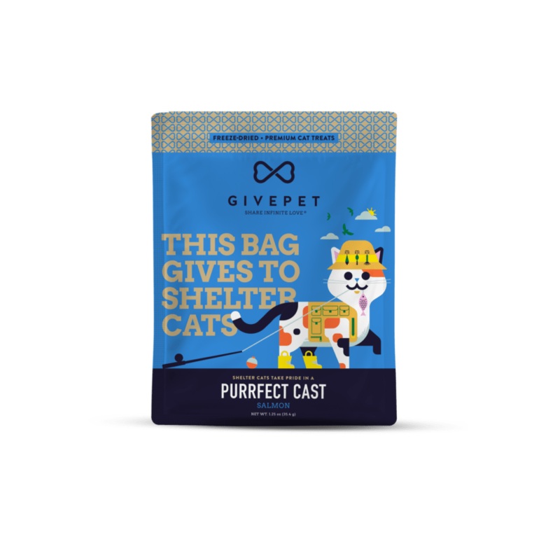GivePet Purrfect Cast Freeze-Dried Treats for Cats 1.25 oz