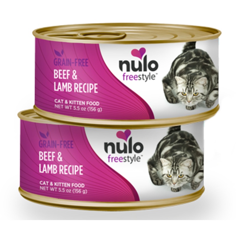 Nulo FreeStyle Grain Free Beef and Lamb Recipe Canned Kitten and Cat Cat Food