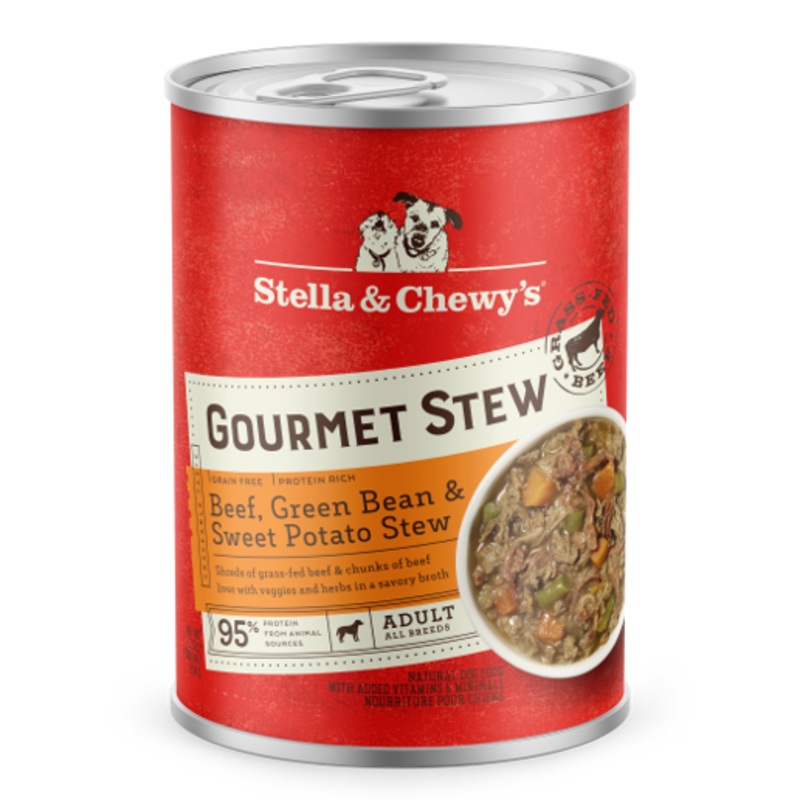 Stella & Chewy’s Gourmet Stew for Dogs with Beef, Green Beans & Sweet Potato 12.5oz