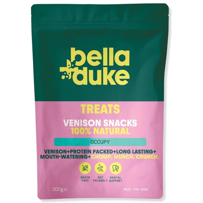 Bella & Duke Venison Snack 100% Natural treats for Dogs 200g