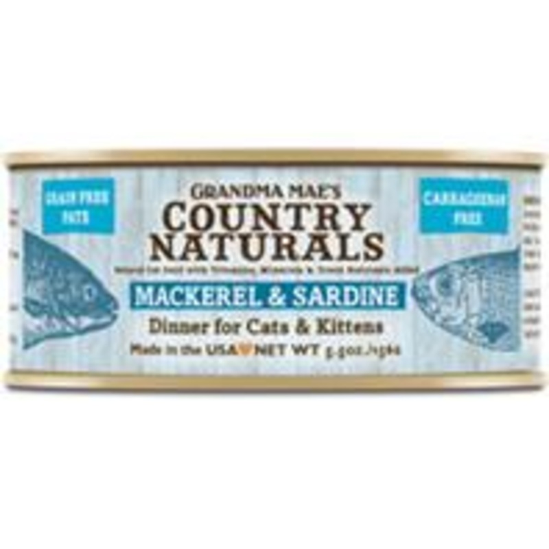 Grandma Mae’s 5.5 oz Country Naturals Grain Free Cat & Kitten Pate Food