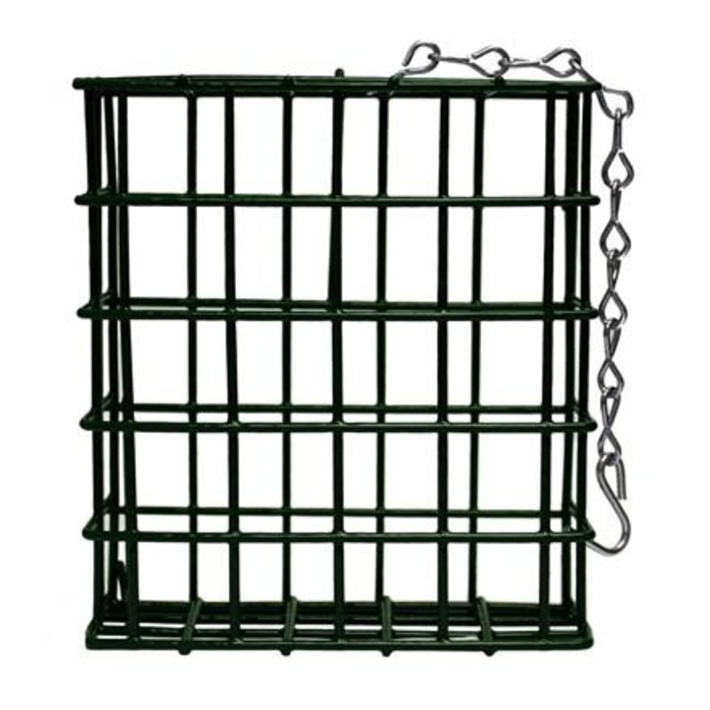 Heath S-1-8: Single Suet or Seed Cake Metal Bird Feeder – 8-pack 2.25 x 5.25 x 5.25-In 2.25″ x 5.25″ x 5.25″