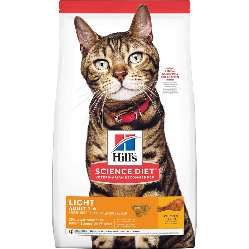 Hill’s Science Diet Adult Light Chicken Recipe Dry Cat Food