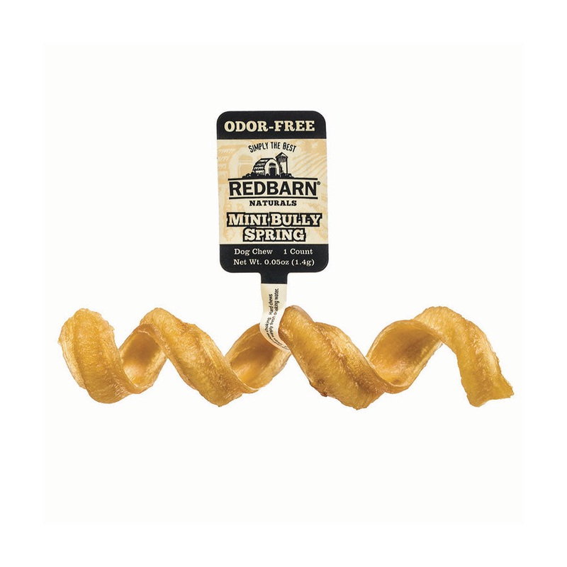 Redbarn Odor-Free Mini Bully Springs Chewy Dog Treats