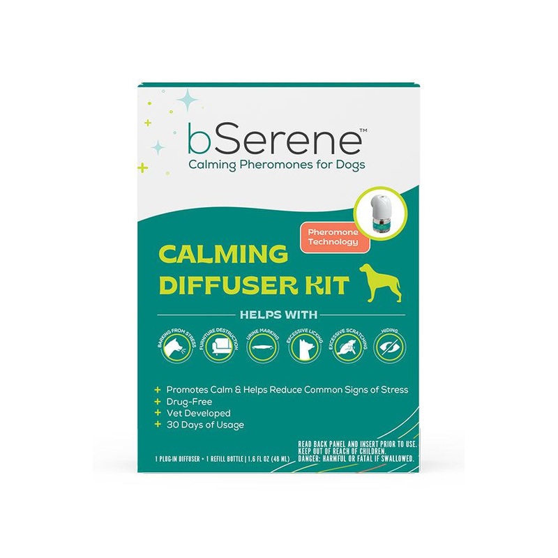 bSerene Calming Pheromone Diffuser Starter Kit for Dogs