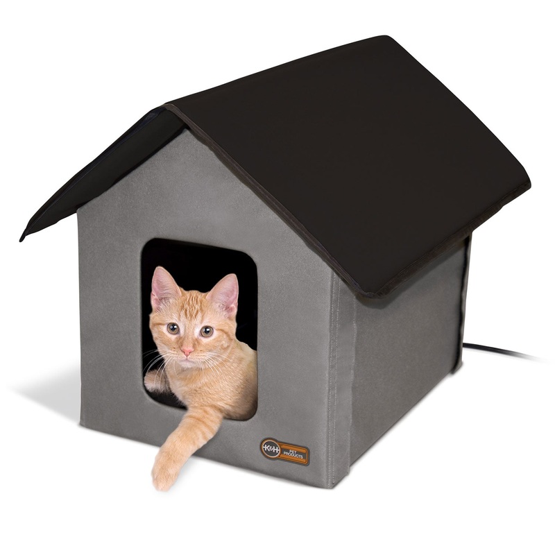 K&H Pet Products Heated Outdoor Kitty House Standard