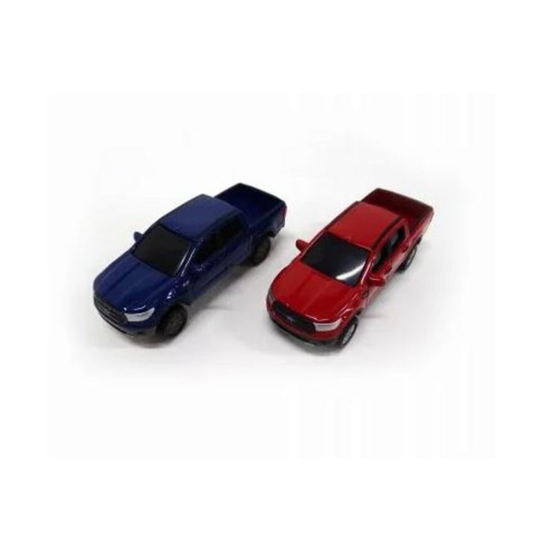 Tomy ERTL 2019 Ford Ranger XLT 4-Door Pickup, 1:64 Scale 47168-Set