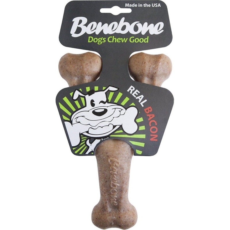 Benebone Wishbone Real Bacon Grain-Free Dog Chew Treat Small