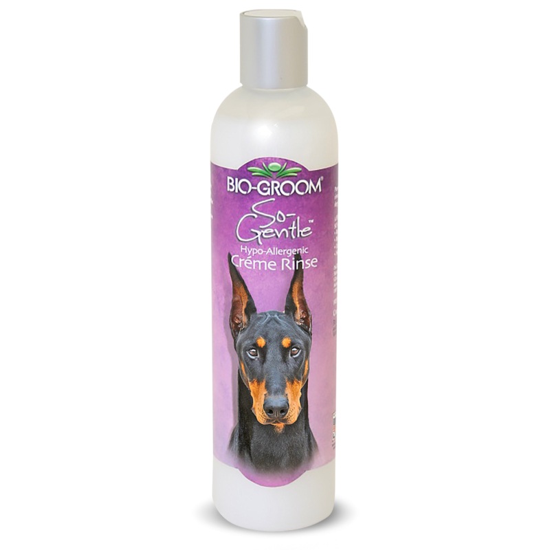 Bio Groom So Gentle Hypoallergenic Creme Rinse Conditioner 12- Oz Bottle