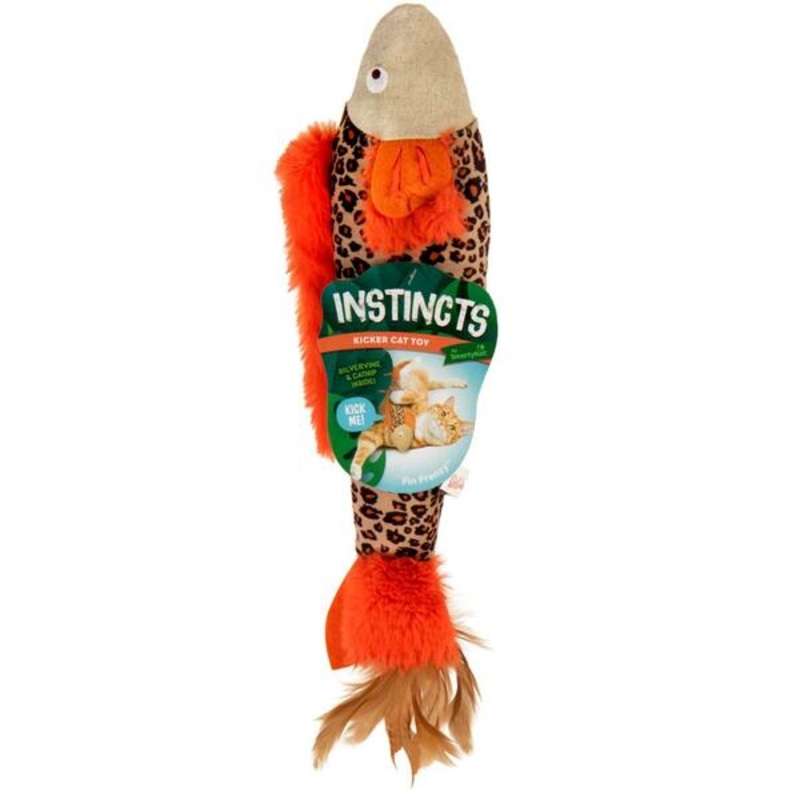 Instincts Fin Frenzy Crinkle Plush Kicker | Cat