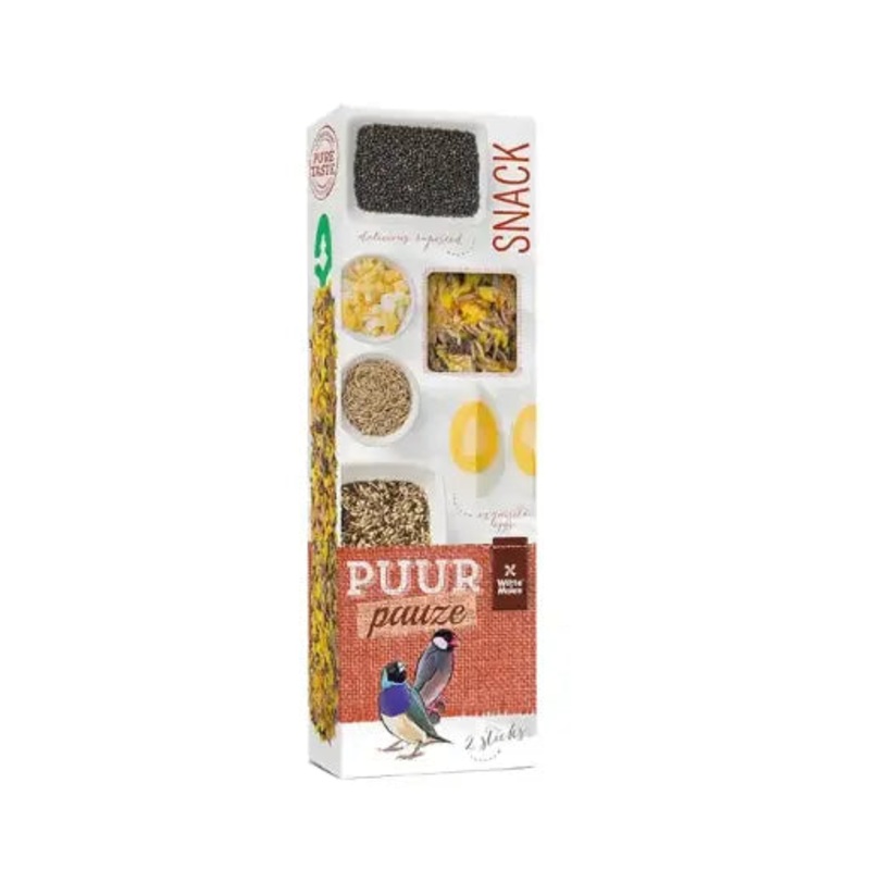 Witte Molen Puur Pauze Sticks with Wild Seeds for Tropical Bird  60g[Weight – 60g]